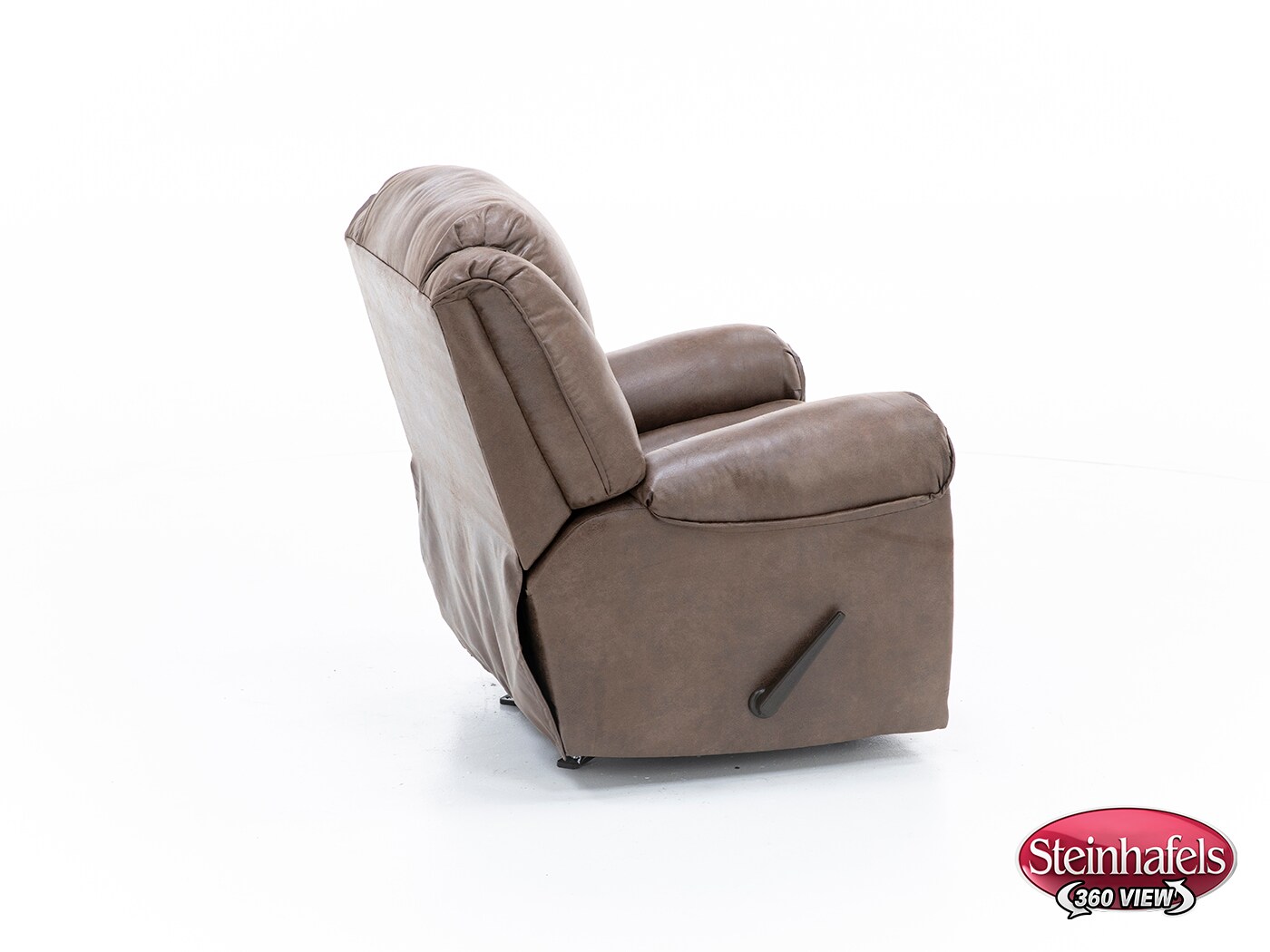 home stretch inc brown recliner  image   