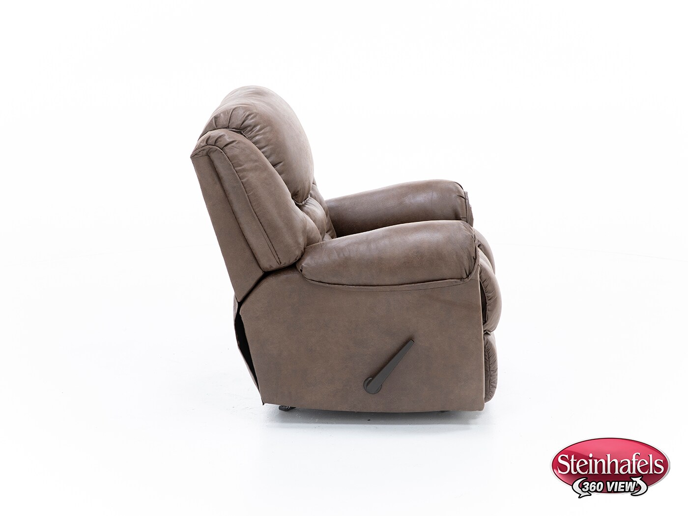home stretch inc brown recliner  image   