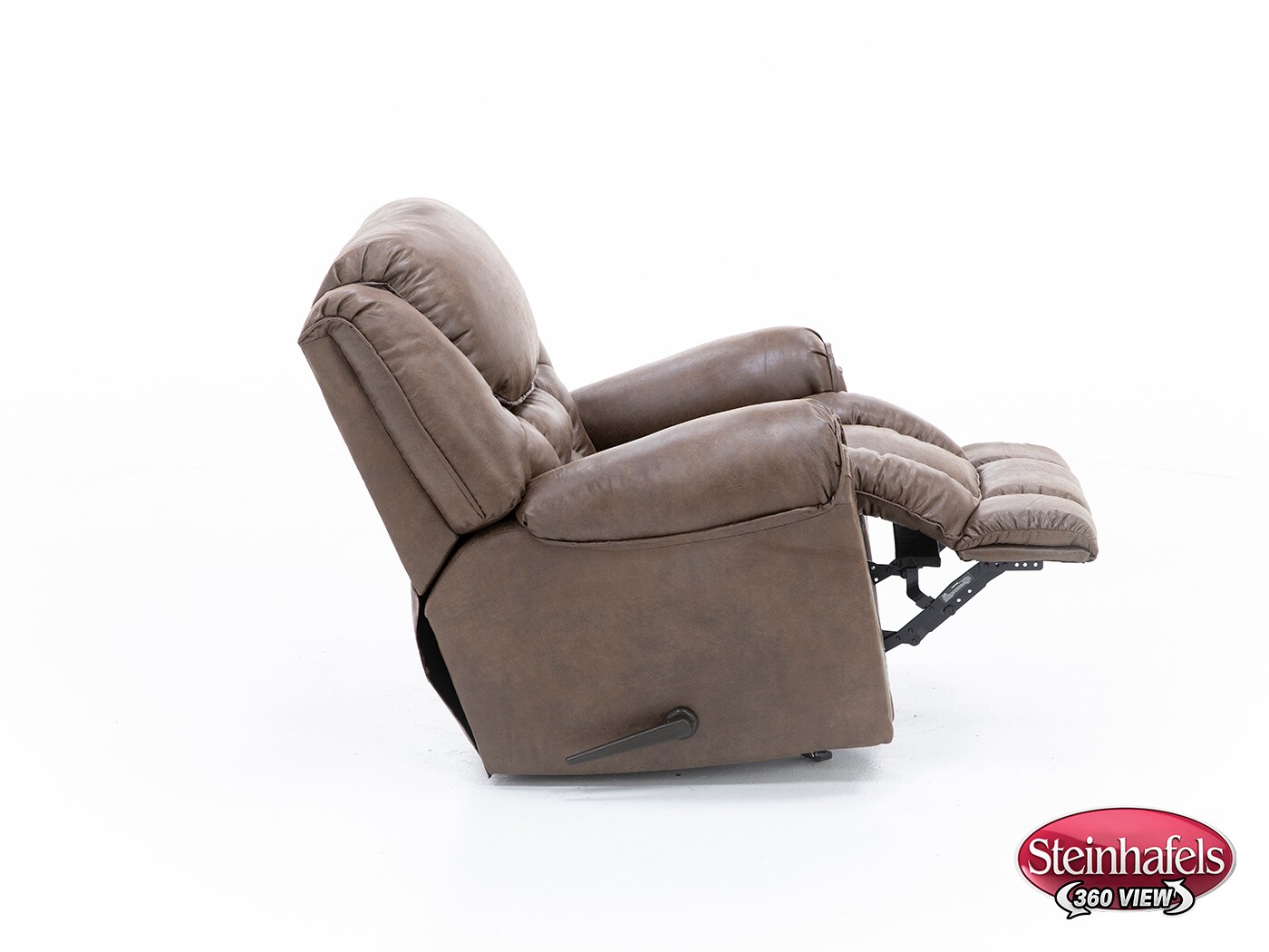 home stretch inc brown recliner  image   