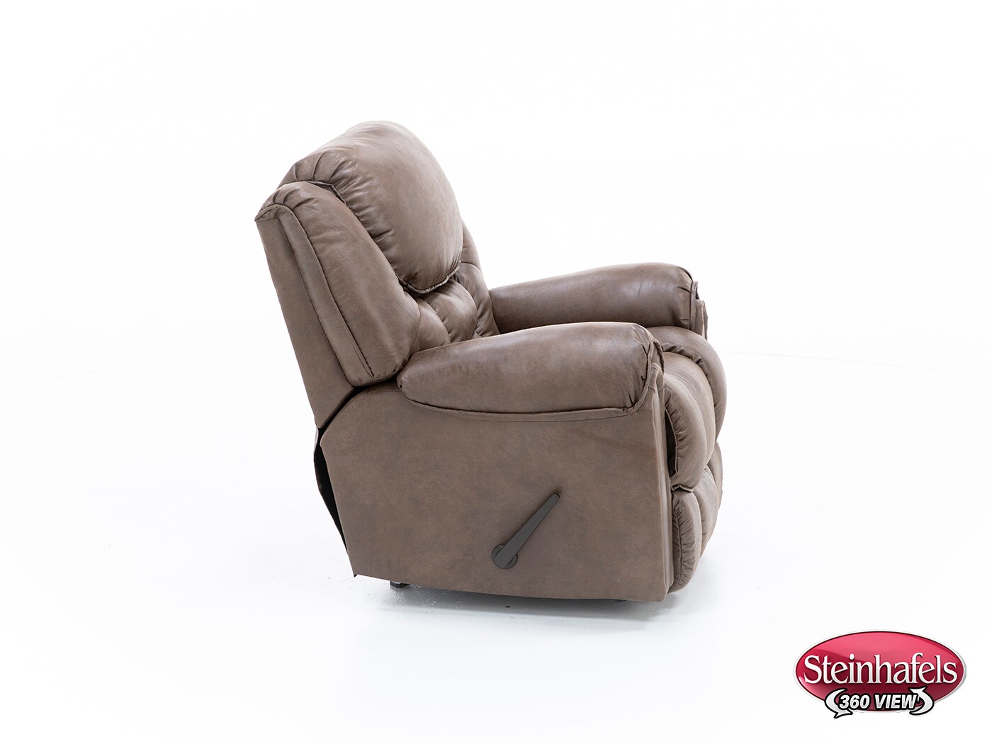 home stretch inc brown recliner  image   