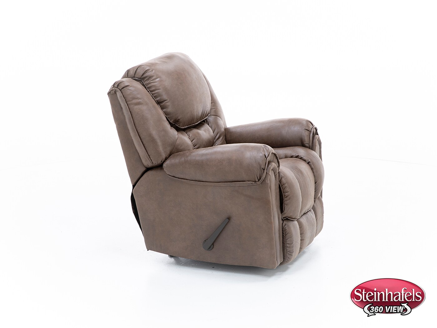 home stretch inc brown recliner  image   