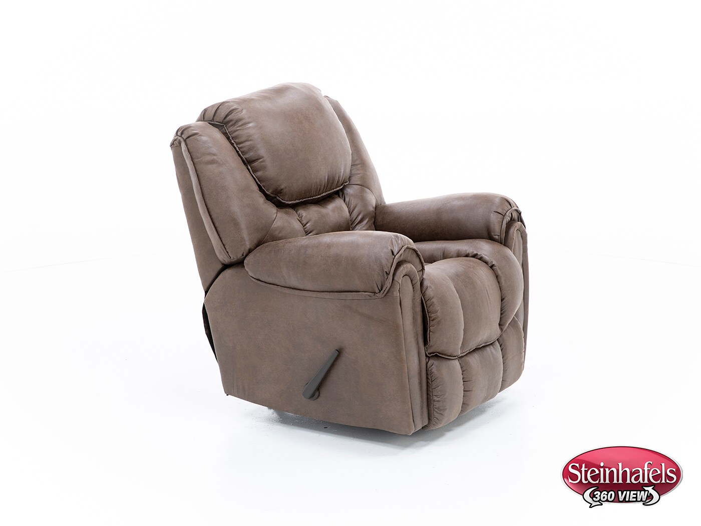 home stretch inc brown recliner  image   