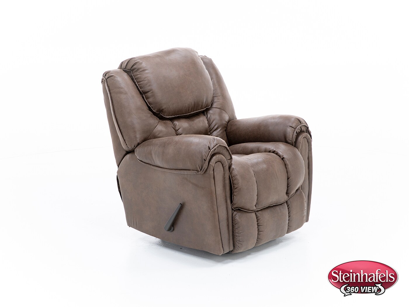 home stretch inc brown recliner  image   
