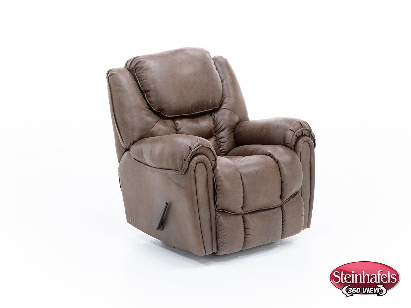 home stretch inc brown recliner  image   