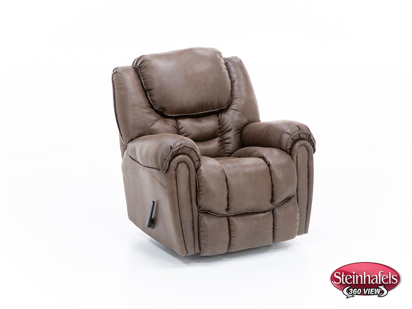 home stretch inc brown recliner  image   
