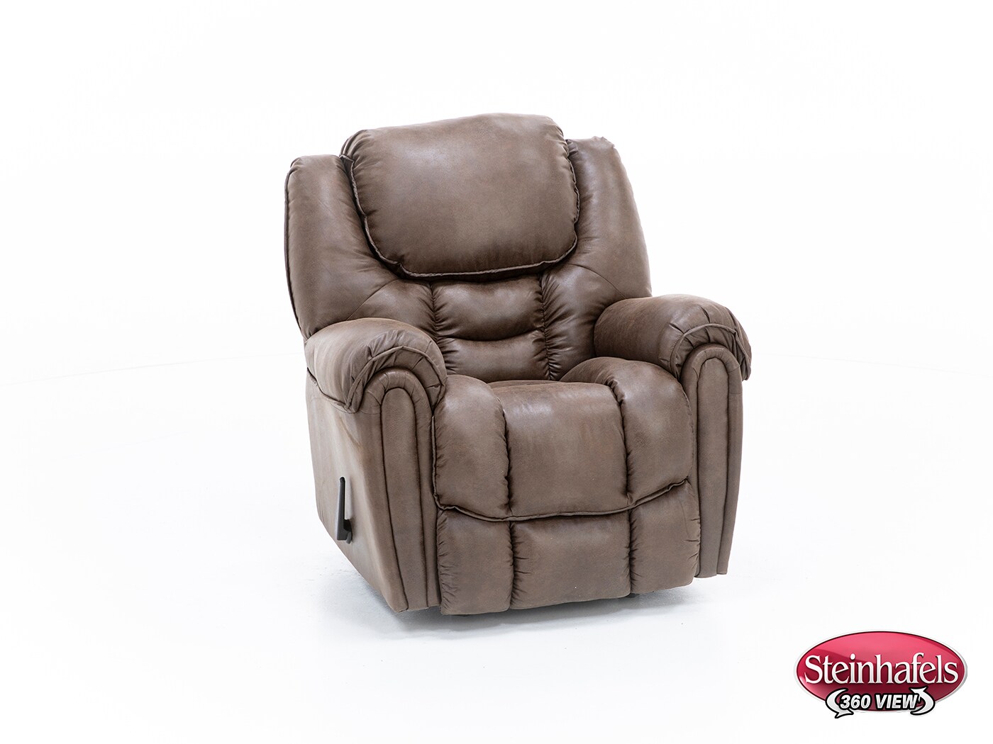 home stretch inc brown recliner  image   