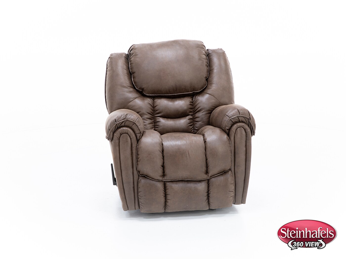 home stretch inc brown recliner  image   