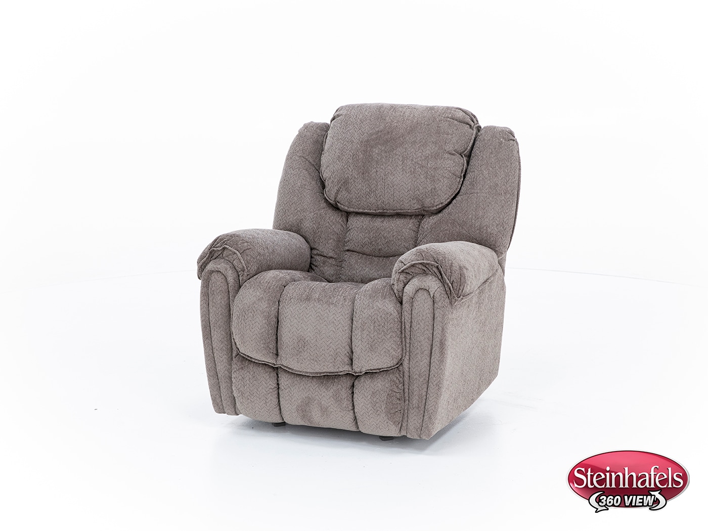 home stretch inc brown recliner  image   