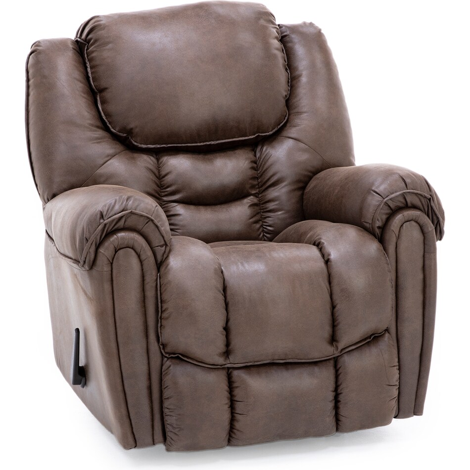 home stretch inc brown recliner   