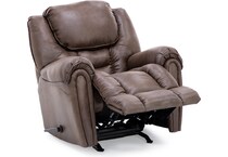 home stretch inc brown recliner   
