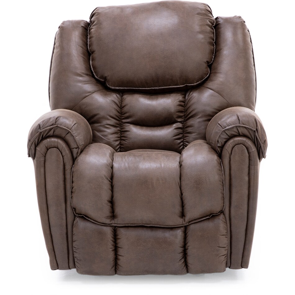home stretch inc brown recliner   