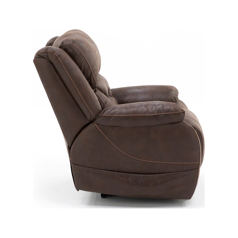 home stretch brown recliner   