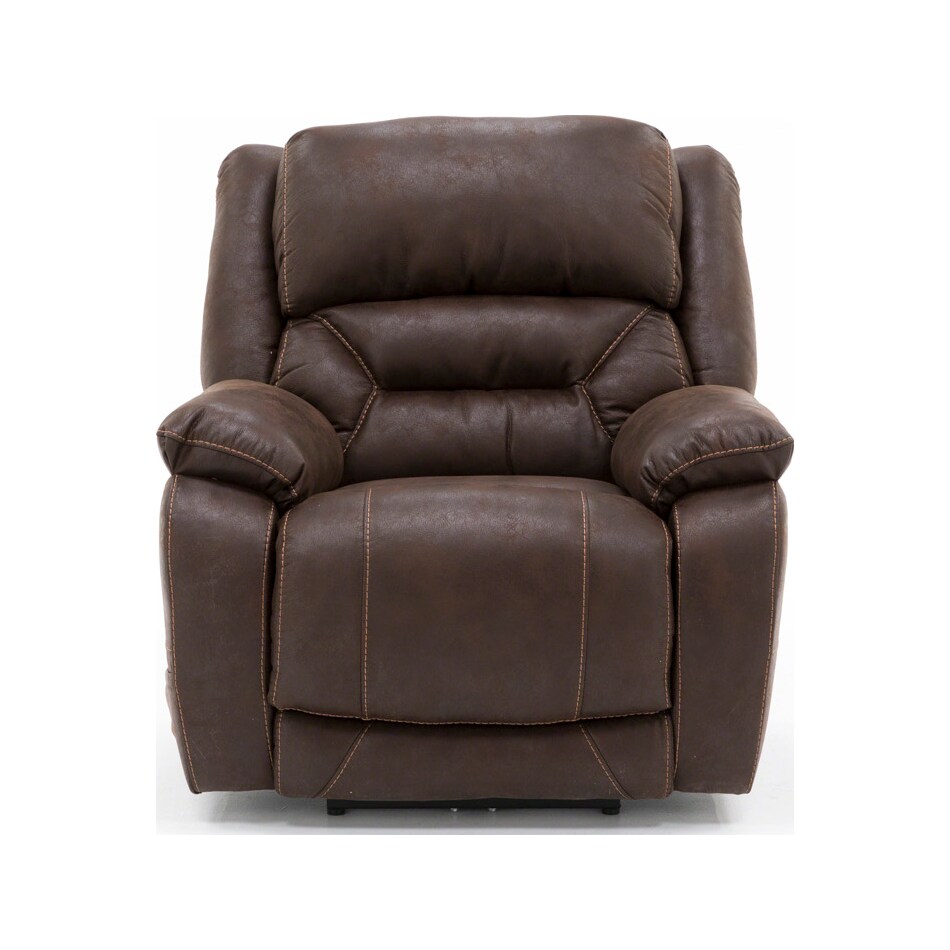 home stretch brown recliner   