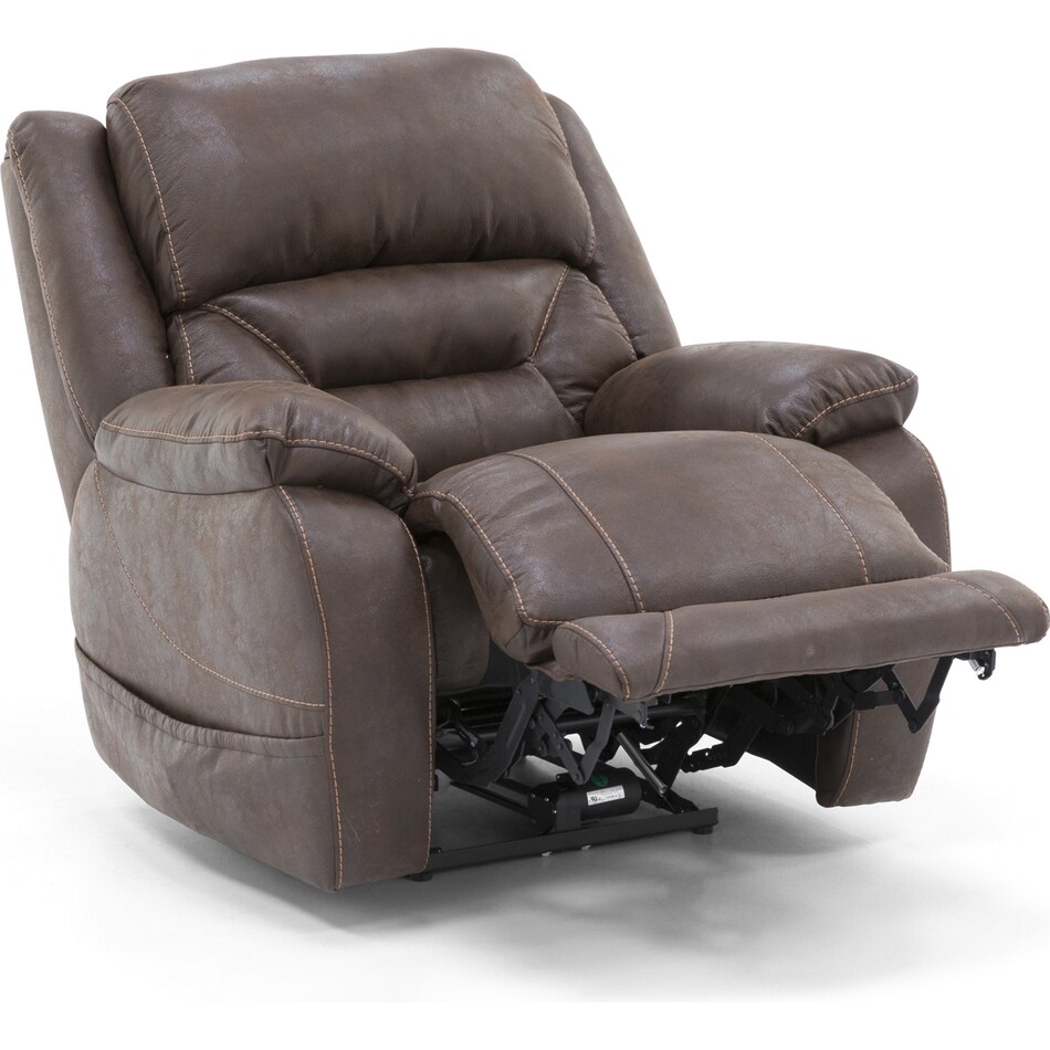 home stretch brown recliner   