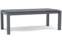 homecrest outdoor living black coffee table   