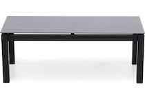 homecrest outdoor living black coffee table   