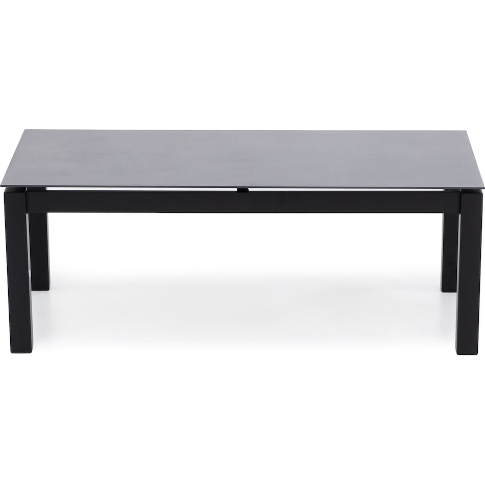 homecrest outdoor living black coffee table   