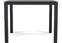 homecrest outdoor living black counter height square   