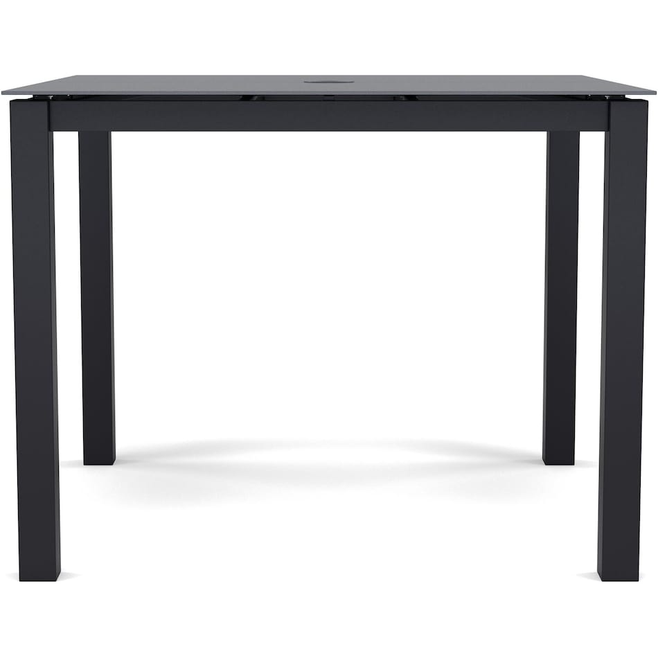 homecrest outdoor living black counter height square   