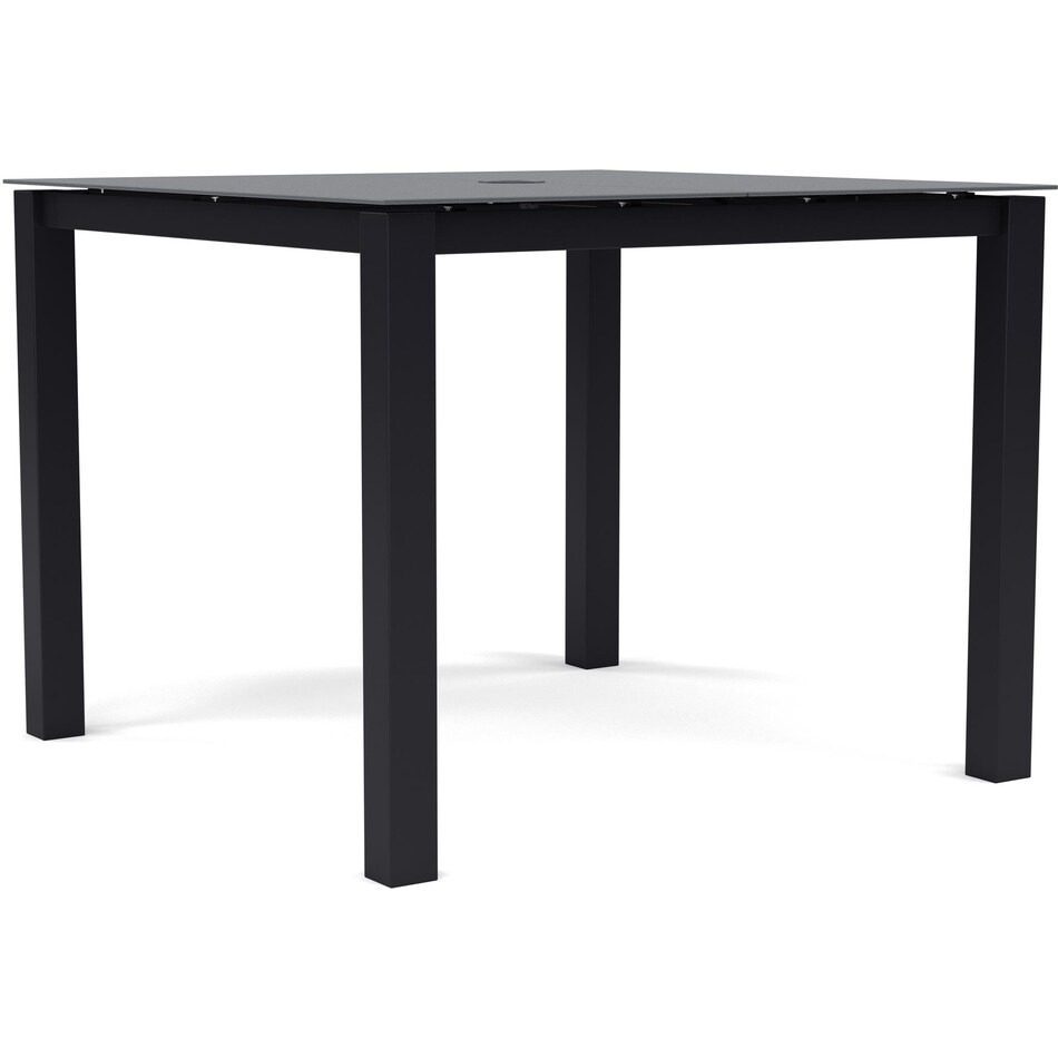 homecrest outdoor living black counter height square   