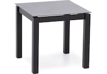 homecrest outdoor living black end table   