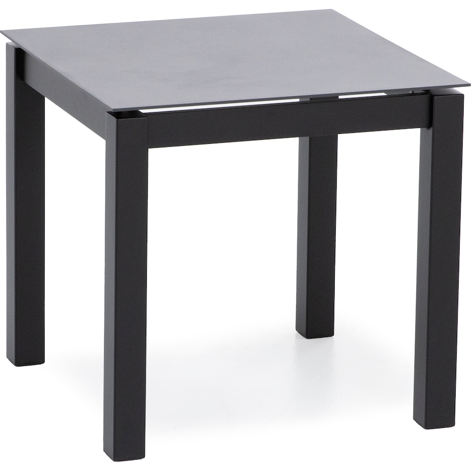 homecrest outdoor living black end table   