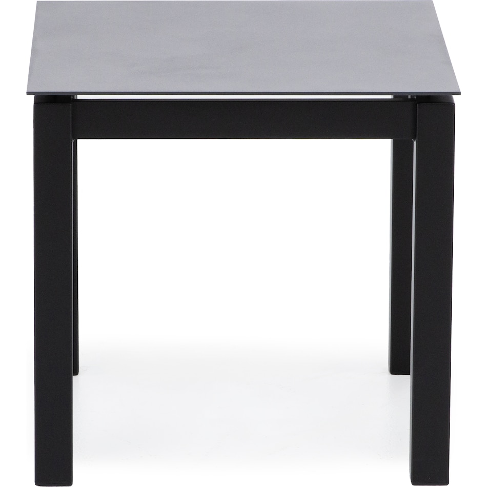 homecrest outdoor living black end table   