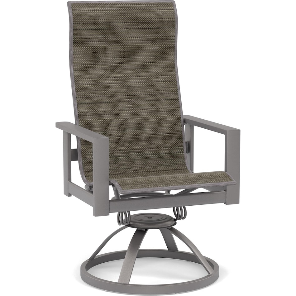 homecrest outdoor living brown standard height arm chair