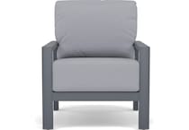 homecrest outdoor living grey club chair   