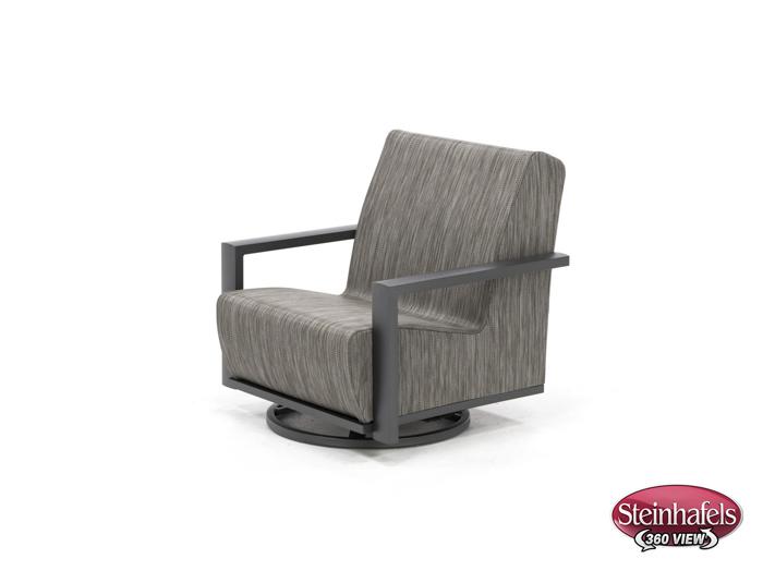 homecrest outdoor living grey swivel  image   