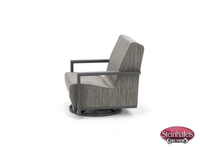 homecrest outdoor living grey swivel  image   