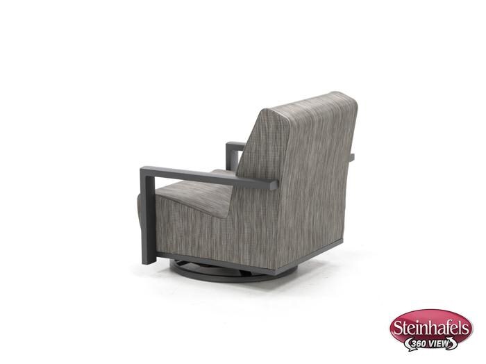 homecrest outdoor living grey swivel  image   