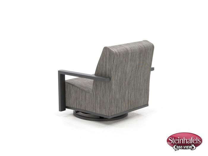 homecrest outdoor living grey swivel  image   