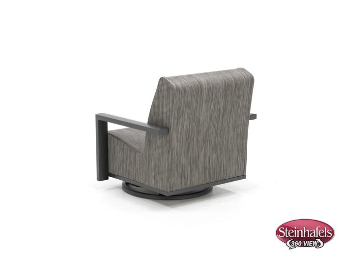 homecrest outdoor living grey swivel  image   