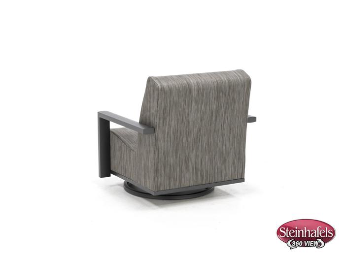 homecrest outdoor living grey swivel  image   