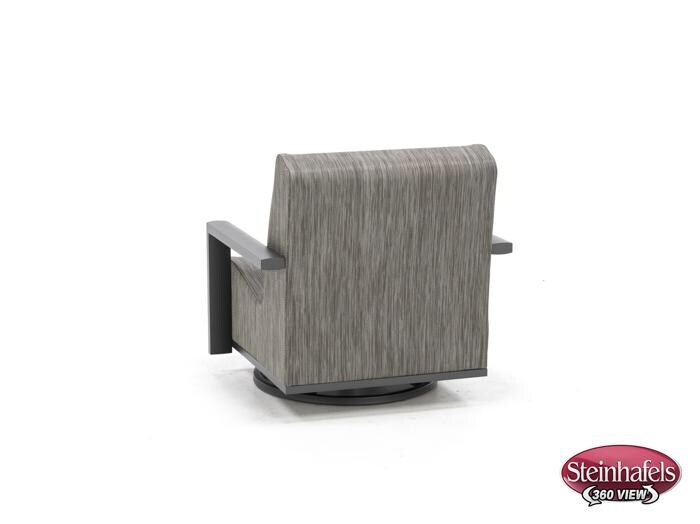 homecrest outdoor living grey swivel  image   