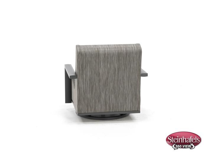 homecrest outdoor living grey swivel  image   
