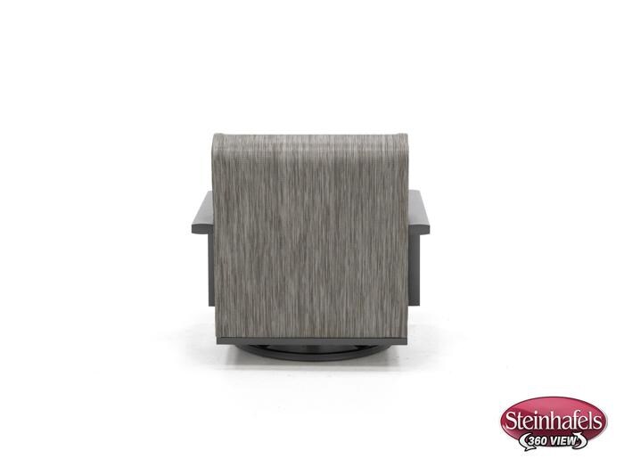 homecrest outdoor living grey swivel  image   