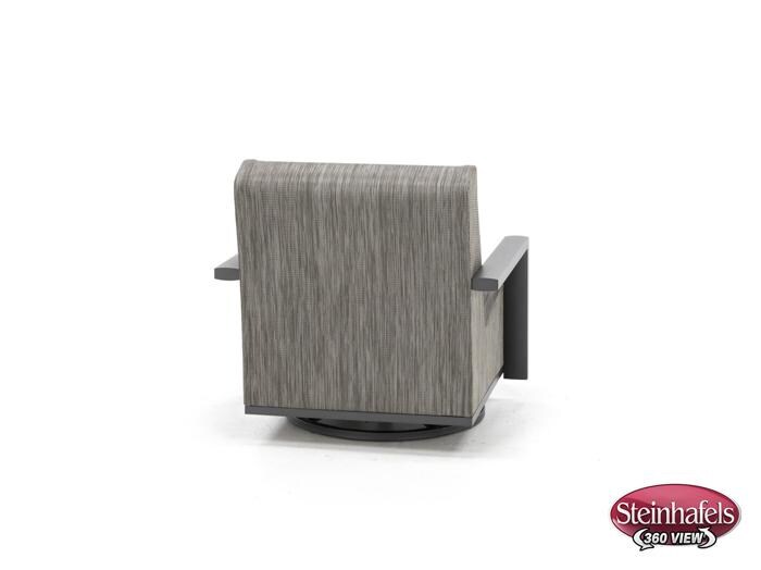 homecrest outdoor living grey swivel  image   