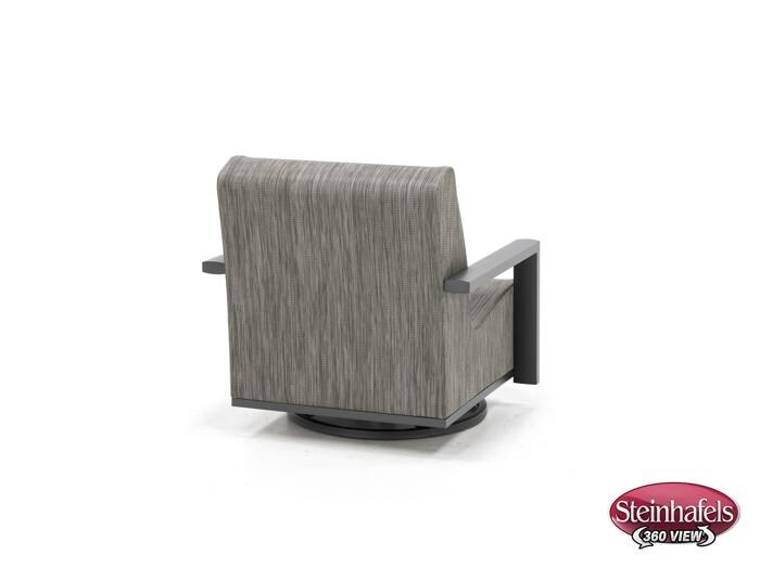 homecrest outdoor living grey swivel  image   