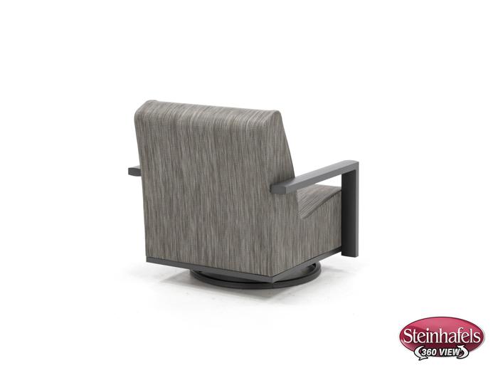 homecrest outdoor living grey swivel  image   
