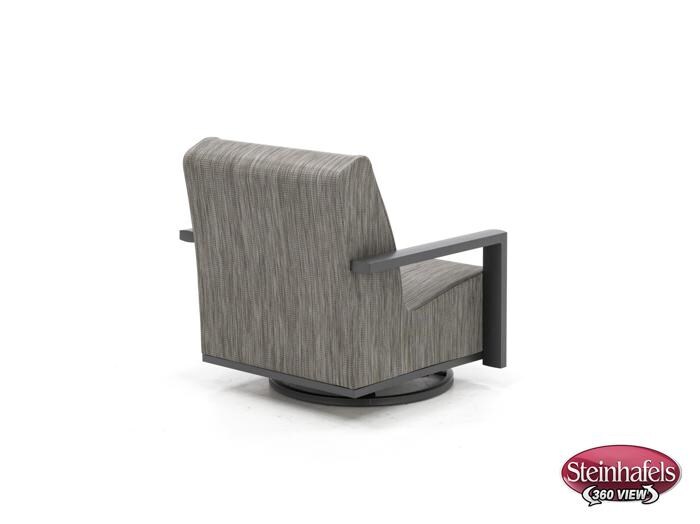 homecrest outdoor living grey swivel  image   