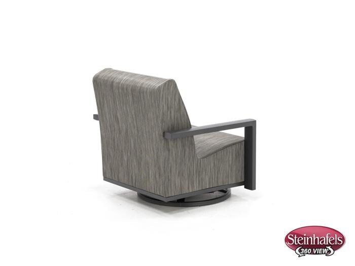 homecrest outdoor living grey swivel  image   