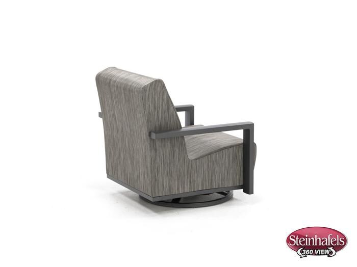homecrest outdoor living grey swivel  image   