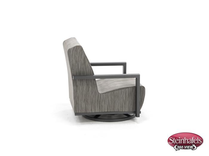 homecrest outdoor living grey swivel  image   