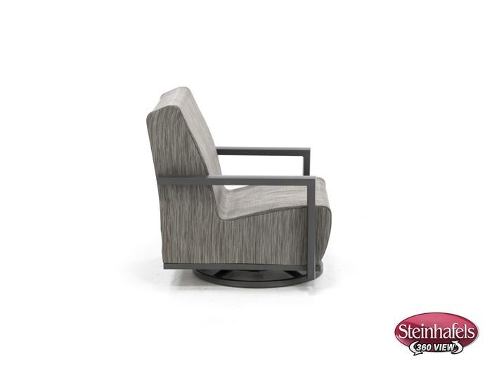 homecrest outdoor living grey swivel  image   