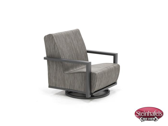homecrest outdoor living grey swivel  image   
