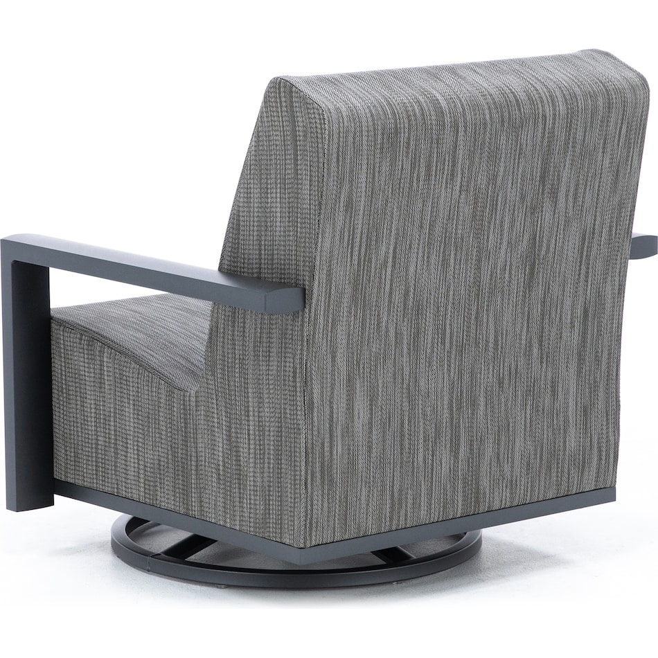 homecrest outdoor living grey swivel   