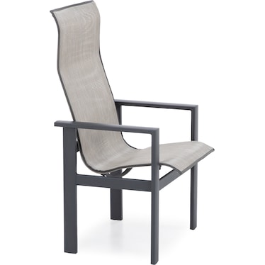 Elements High Back Sling Dining Chair