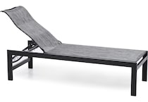 homecrest outdoor living onyx   zinc  chaise   